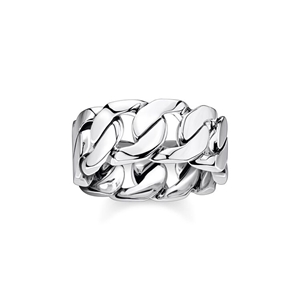 Ring - Ring länkar silver