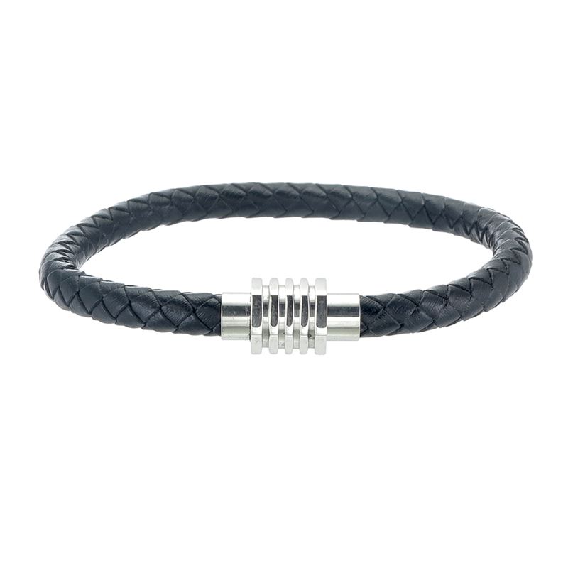 Armband - Herrarmband i skinn och stål