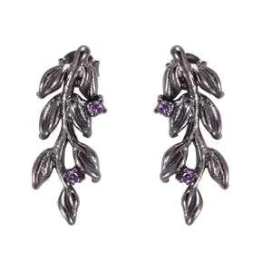 Örhänge - Designers Favorites Örhängen - Blomster med ametist
