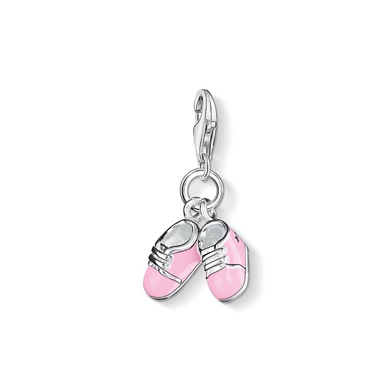 Charm - Charm pendant pink baby shoes