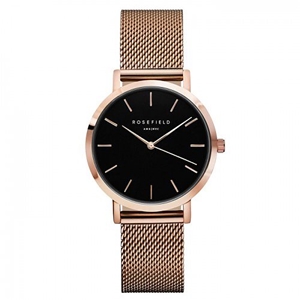 Klocka - The Tribeca Black Rose Gold