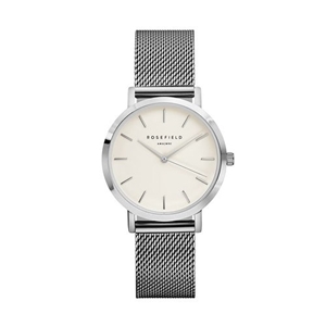 Klocka - The Tribeca White Silver